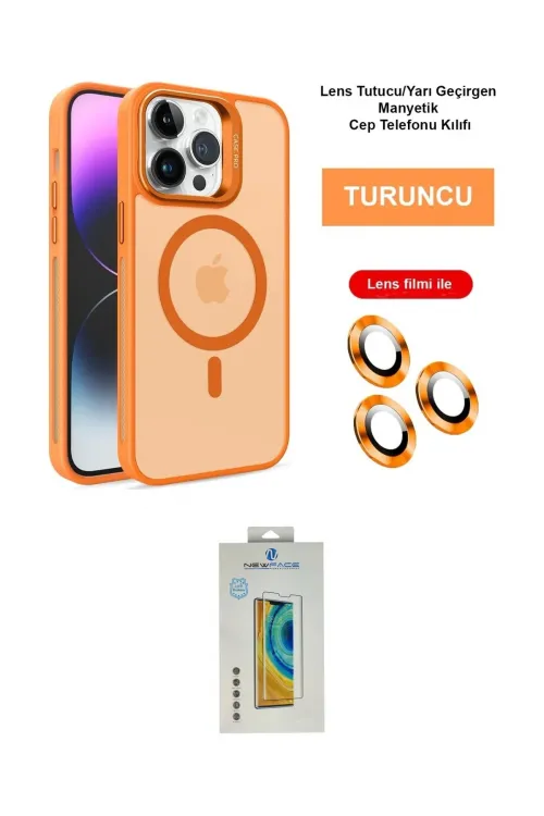 ieg™ iPhone 14 Pro Max Kılıf Akış Form - Siyah Polymer Nano Ekran Koruyucu
