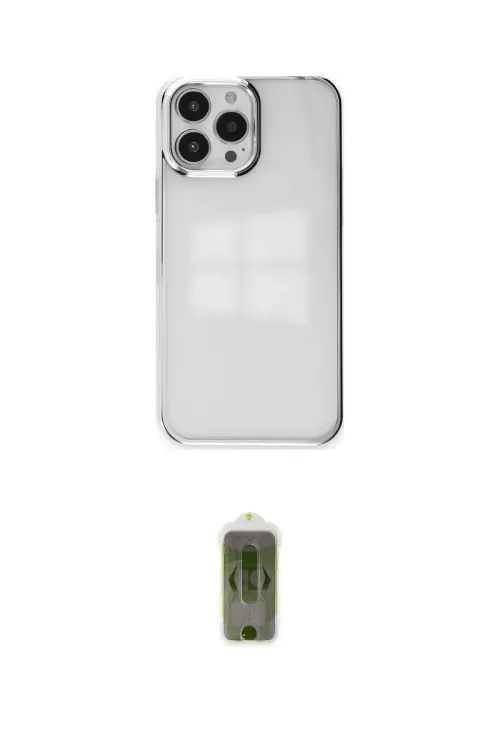 ieg™ iPhone 14 Pro Max Kılıf Doruk Doku Prime - Siyah Joko Magic 5D Hayalet Cam