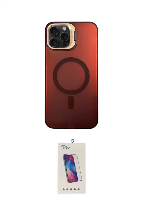ieg™ iPhone 14 Pro Max Kılıf Doruk Klasik Prime - Siyah Joko 5D Cam