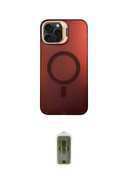 ieg™ iPhone 14 Pro Max Kılıf Doruk Klasik Prime - Siyah Joko Magic 5D Hayalet Cam