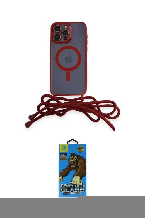 ieg™ iPhone 14 Pro Max Kılıf Eksen Özel Seri - Siyah 18D Cam Ekran Koruyucu