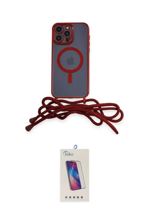 ieg™ iPhone 14 Pro Max Kılıf Eksen Özel Seri - Siyah Joko 5D Cam