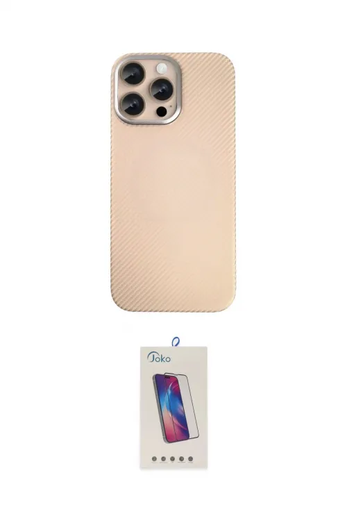 ieg™ iPhone 14 Pro Max Kılıf Eksen Prime - Siyah Joko 5D Cam