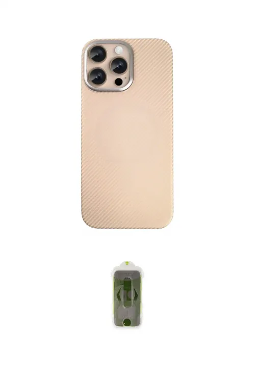 ieg™ iPhone 14 Pro Max Kılıf Eksen Prime - Siyah Joko Magic 5D Hayalet Cam