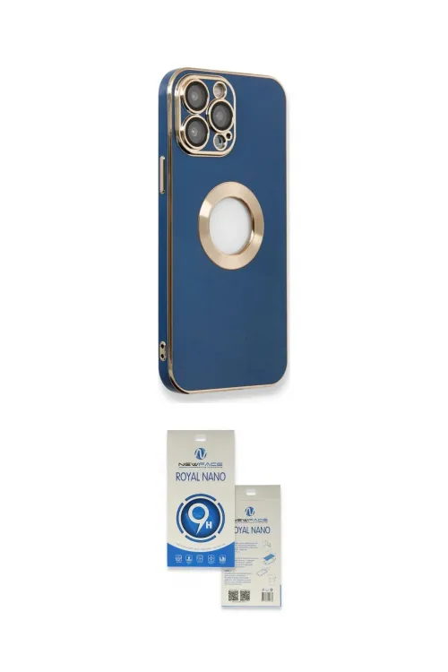 ieg™ iPhone 14 Pro Max Kılıf İz Form Serisi - Şeffaf Royal Nano Ekran Koruyucu