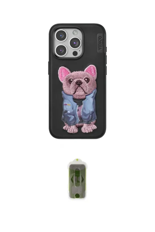 ieg™ iPhone 14 Pro Max Kılıf İz Minimal Koleksiyonu - Siyah Joko Magic 5D Hayalet Cam