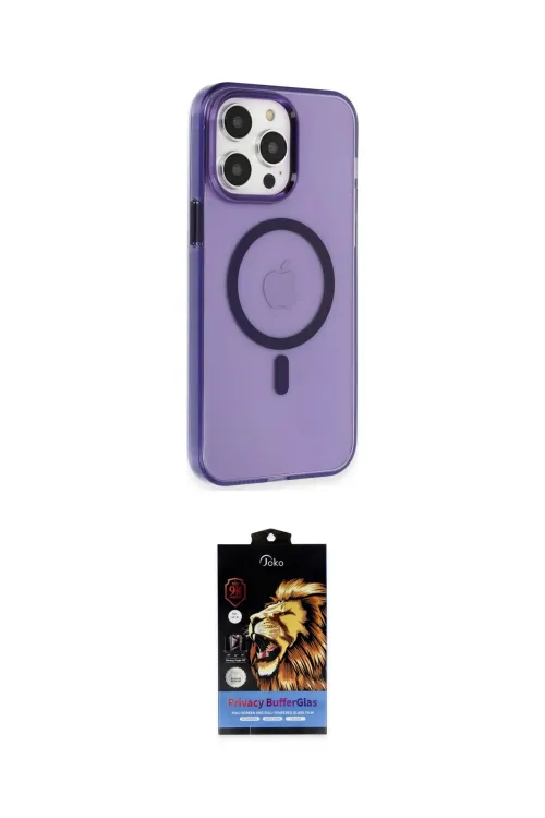 ieg™ iPhone 14 Pro Max Kılıf Kıvılcım Asil Özel Seri - Siyah Buffer Hayalet Cam Ekran Koruyucu