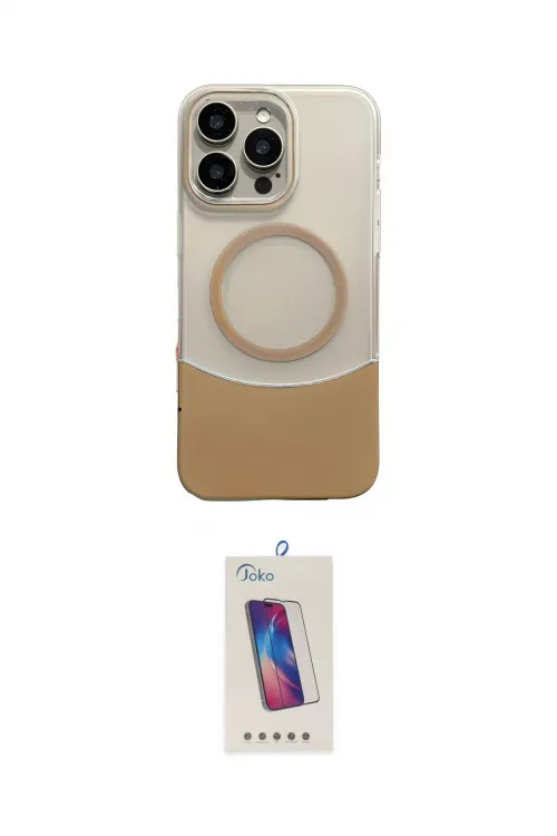 ieg™ iPhone 14 Pro Max Kılıf Kozmos Form Özel Seri - Siyah Joko 5D Cam