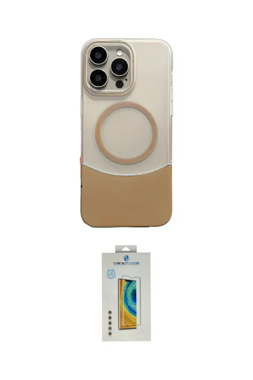 ieg™ iPhone 14 Pro Max Kılıf Kozmos Form Özel Seri - Siyah Polymer Nano Ekran Koruyucu