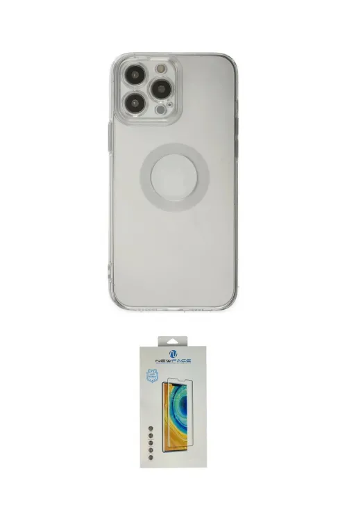 ieg™ iPhone 14 Pro Max Kılıf Kutup Klasik - Siyah Polymer Nano Ekran Koruyucu