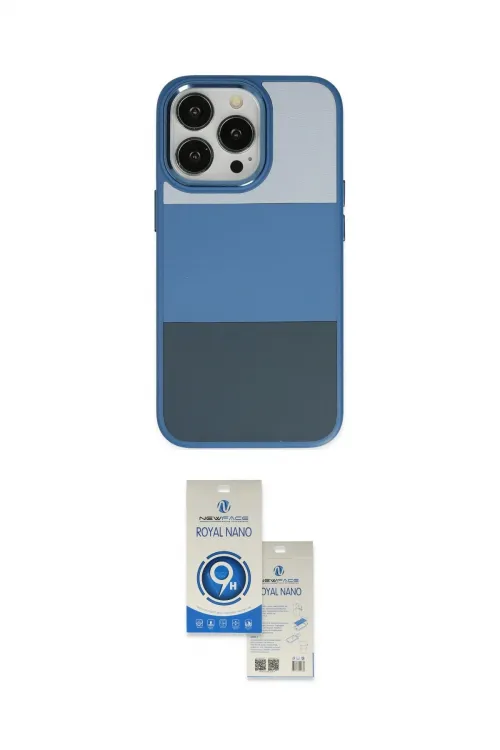 ieg™ iPhone 14 Pro Max Kılıf Kutup Özel Seri - Şeffaf Royal Nano Ekran Koruyucu