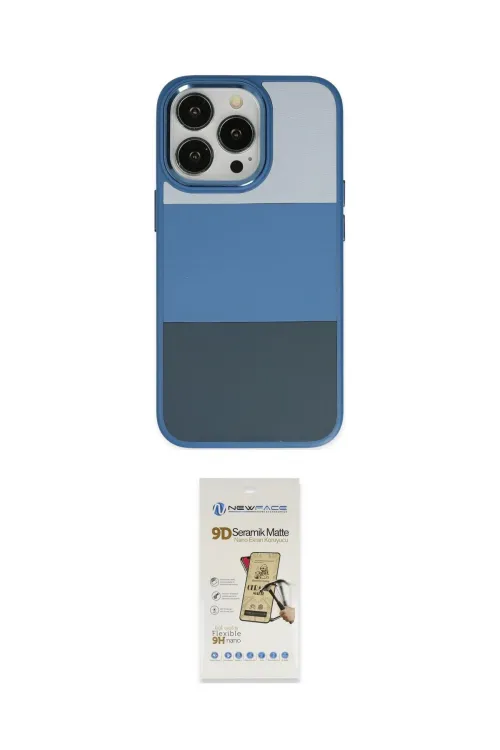 ieg™ iPhone 14 Pro Max Kılıf Kutup Özel Seri - Siyah Mat Seramik Nano Ekran Koruyucu