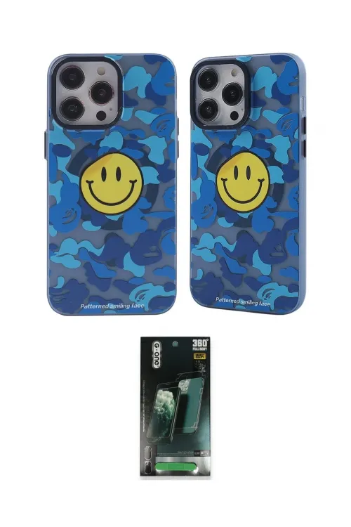 ieg™ iPhone 14 Pro Max Kılıf Nova Doku Koleksiyonu - Şeffaf 360 Full Body Arka Koruyucu