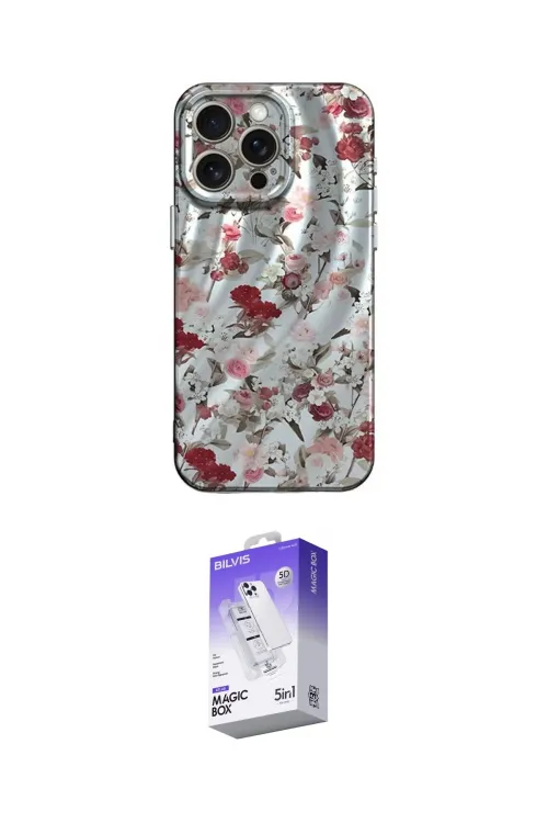ieg™ iPhone 14 Pro Max Kılıf Nova Doku Prime - Siyah Bilvis 5in1 3D Magic Cam Ekran Koruyucu
