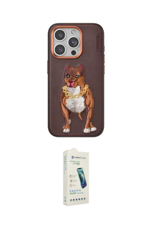 ieg™ iPhone 14 Pro Max Kılıf Nova Form Koleksiyonu - Şeffaf Pasifik Cam Ekran Koruyucu