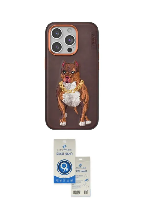 ieg™ iPhone 14 Pro Max Kılıf Nova Form Koleksiyonu - Şeffaf Royal Nano Ekran Koruyucu