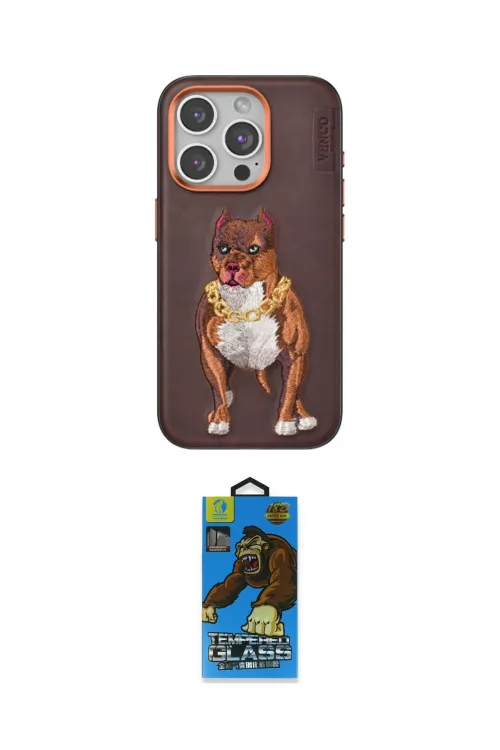 ieg™ iPhone 14 Pro Max Kılıf Nova Form Koleksiyonu - Siyah 18D Cam Ekran Koruyucu