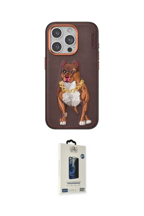 ieg™ iPhone 14 Pro Max Kılıf Nova Form Koleksiyonu - Siyah Bilvis Hayalet Cam Ekran Koruyucu