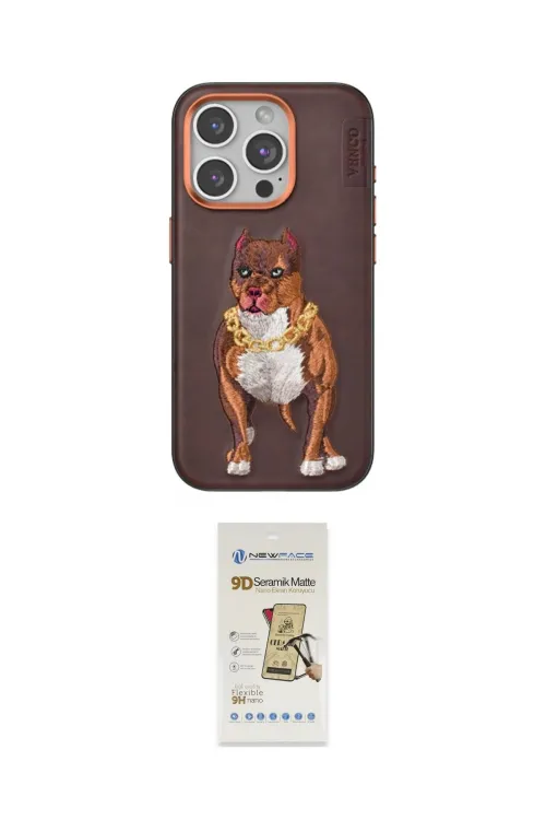 ieg™ iPhone 14 Pro Max Kılıf Nova Form Koleksiyonu - Siyah Mat Seramik Nano Ekran Koruyucu