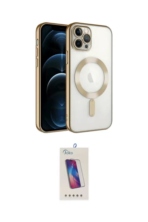 ieg™ iPhone 14 Pro Max Kılıf Nova Işık Özel Seri - Siyah Joko 5D Cam
