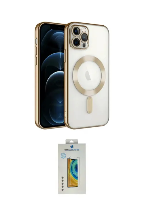ieg™ iPhone 14 Pro Max Kılıf Nova Işık Özel Seri - Siyah Polymer Nano Ekran Koruyucu