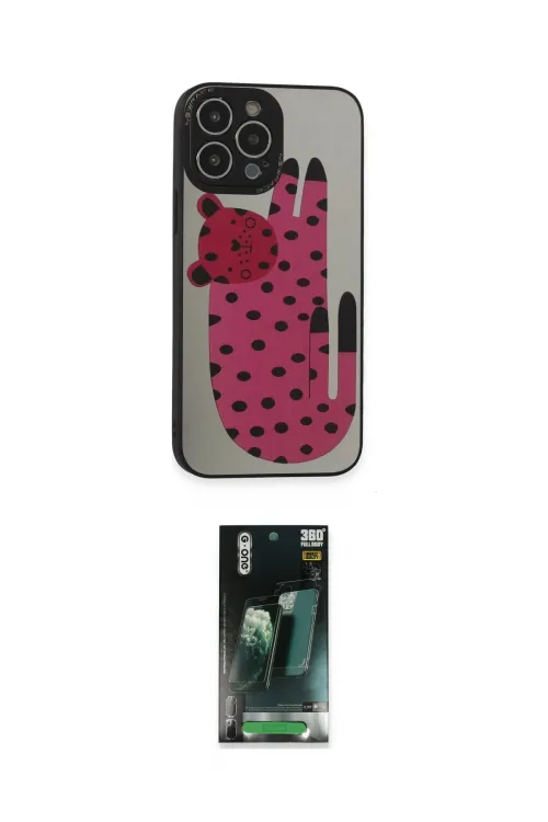 ieg™ iPhone 14 Pro Max Kılıf Odak Klasik Serisi - Şeffaf 360 Full Body Arka Koruyucu