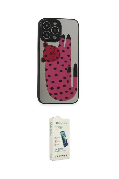 ieg™ iPhone 14 Pro Max Kılıf Odak Klasik Serisi - Şeffaf Pasifik Cam Ekran Koruyucu