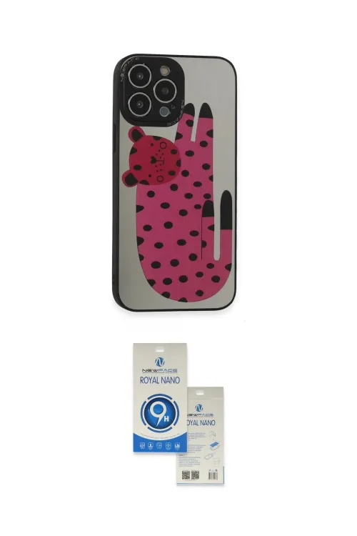 ieg™ iPhone 14 Pro Max Kılıf Odak Klasik Serisi - Şeffaf Royal Nano Ekran Koruyucu