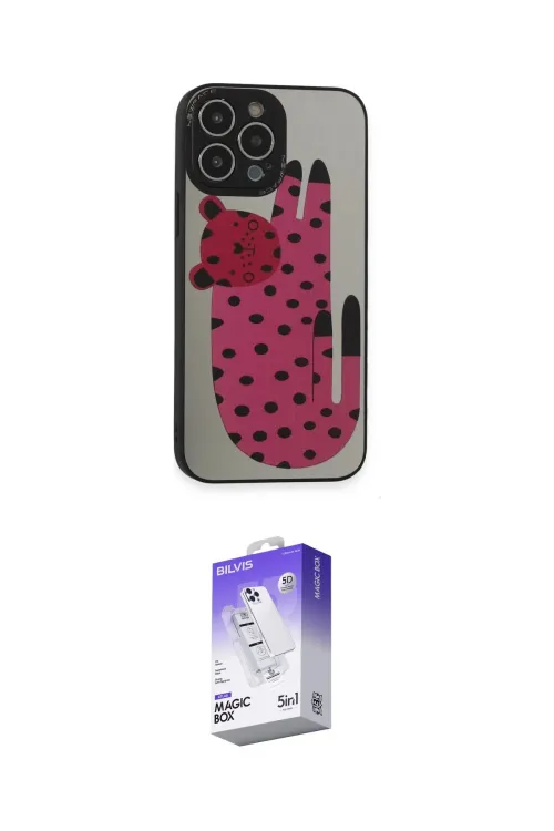 ieg™ iPhone 14 Pro Max Kılıf Odak Klasik Serisi - Siyah Bilvis 5in1 3D Magic Cam Ekran Koruyucu