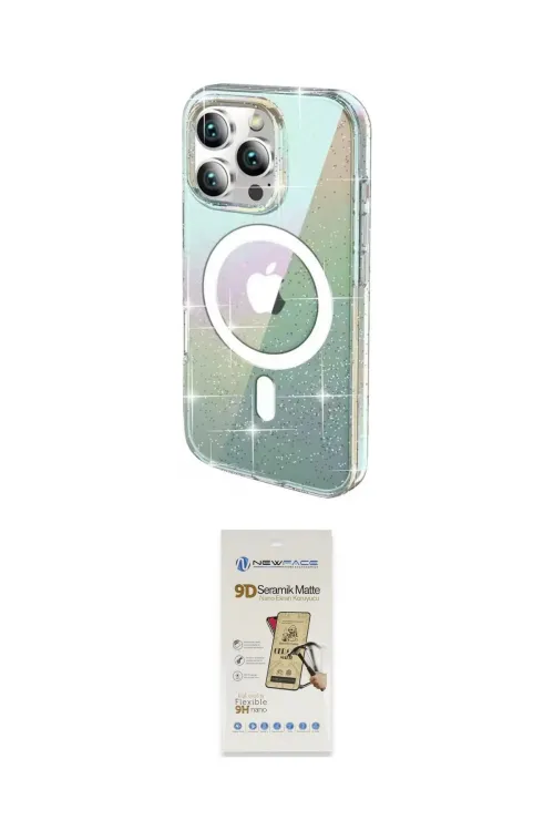 ieg™ iPhone 14 Pro Max Kılıf Odak Modern Serisi - Siyah Mat Seramik Nano Ekran Koruyucu