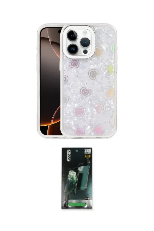ieg™ iPhone 14 Pro Max Kılıf Odak Prime - Siyah 360 Mat Full Body Arka Koruyucu