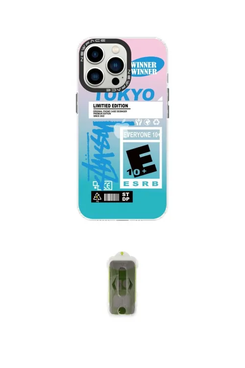 ieg™ iPhone 14 Pro Max Kılıf Siluet Çizgi Koleksiyonu - Siyah Joko Magic 5D Hayalet Cam