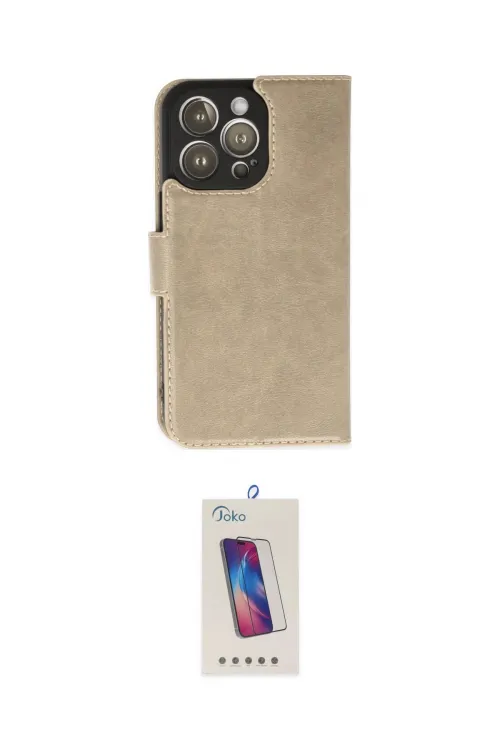 ieg™ iPhone 14 Pro Max Kılıf Siluet Işık Serisi - Siyah Joko 5D Cam