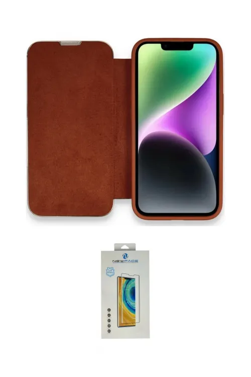 ieg™ iPhone 14 Pro Max Kılıf Siluet Minimal Serisi - Siyah Polymer Nano Ekran Koruyucu