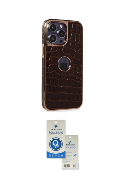 ieg™ iPhone 14 Pro Max Kılıf Ufuk Form Prime - Şeffaf Royal Nano Ekran Koruyucu