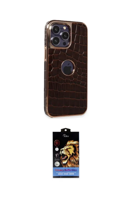 ieg™ iPhone 14 Pro Max Kılıf Ufuk Form Prime - Siyah Buffer Hayalet Cam Ekran Koruyucu