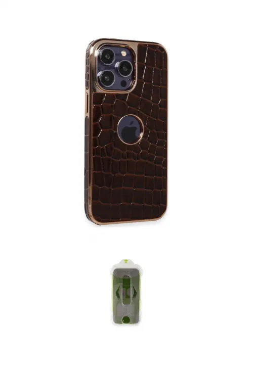 ieg™ iPhone 14 Pro Max Kılıf Ufuk Form Prime - Siyah Joko Magic 5D Hayalet Cam