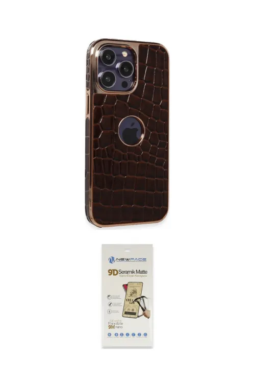 ieg™ iPhone 14 Pro Max Kılıf Ufuk Form Prime - Siyah Mat Seramik Nano Ekran Koruyucu