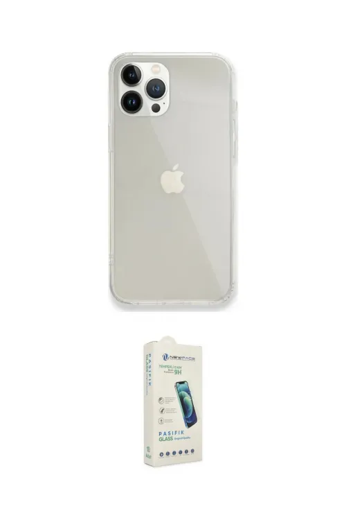 ieg™ iPhone 14 Pro Max Kılıf Vadi Asil Prime - Şeffaf Pasifik Cam Ekran Koruyucu