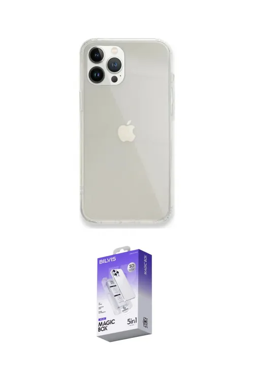 ieg™ iPhone 14 Pro Max Kılıf Vadi Asil Prime - Siyah Bilvis 5in1 3D Magic Cam Ekran Koruyucu