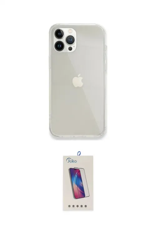 ieg™ iPhone 14 Pro Max Kılıf Vadi Asil Prime - Siyah Joko 5D Cam