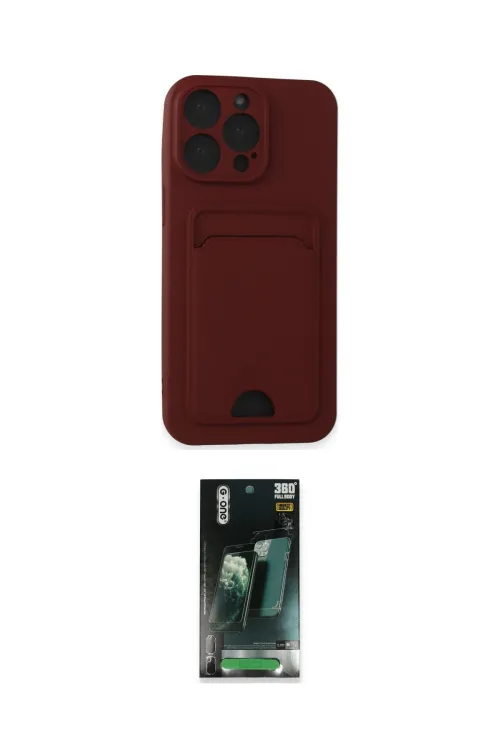 ieg™ iPhone 14 Pro Max Kılıf Vadi Çizgi Prime - Şeffaf 360 Full Body Arka Koruyucu