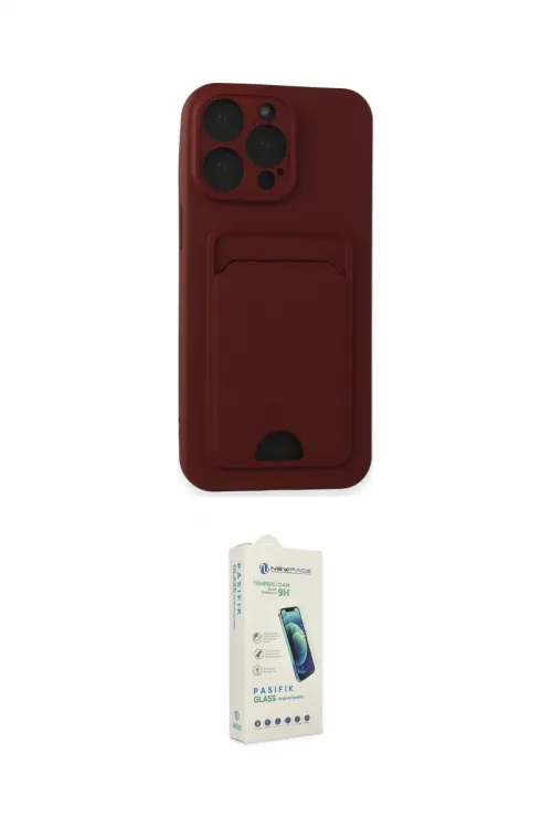 ieg™ iPhone 14 Pro Max Kılıf Vadi Çizgi Prime - Şeffaf Pasifik Cam Ekran Koruyucu