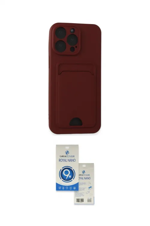 ieg™ iPhone 14 Pro Max Kılıf Vadi Çizgi Prime - Şeffaf Royal Nano Ekran Koruyucu
