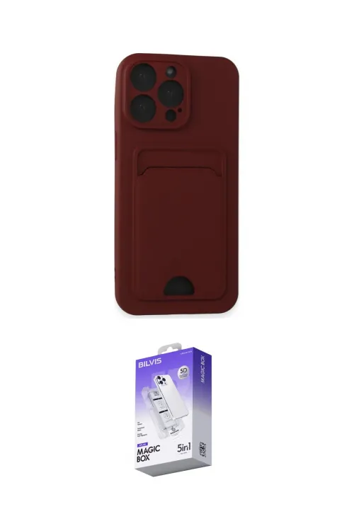 ieg™ iPhone 14 Pro Max Kılıf Vadi Çizgi Prime - Siyah Bilvis 5in1 3D Magic Cam Ekran Koruyucu