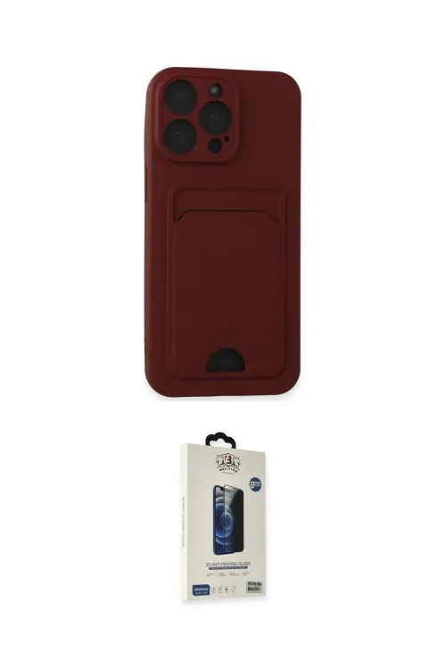ieg™ iPhone 14 Pro Max Kılıf Vadi Çizgi Prime - Siyah Bilvis Hayalet Cam Ekran Koruyucu