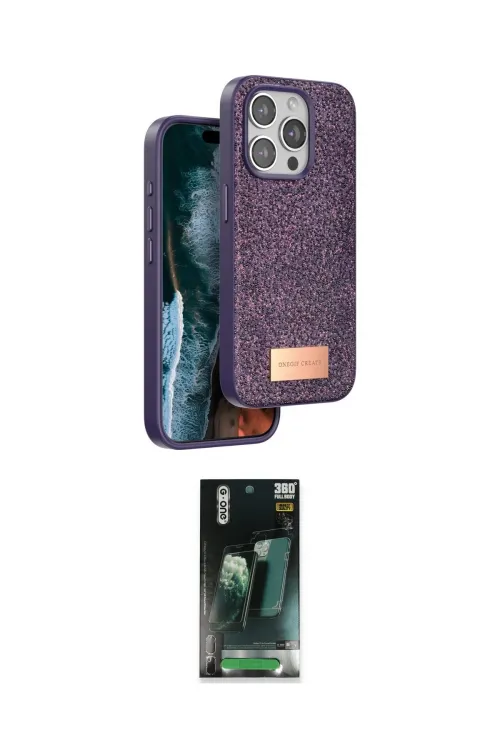 ieg™ iPhone 14 Pro Max Kılıf Vadi Klasik Serisi - Şeffaf 360 Full Body Arka Koruyucu