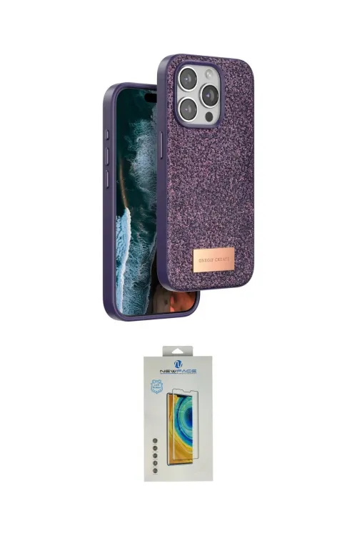 ieg™ iPhone 14 Pro Max Kılıf Vadi Klasik Serisi - Siyah Polymer Nano Ekran Koruyucu