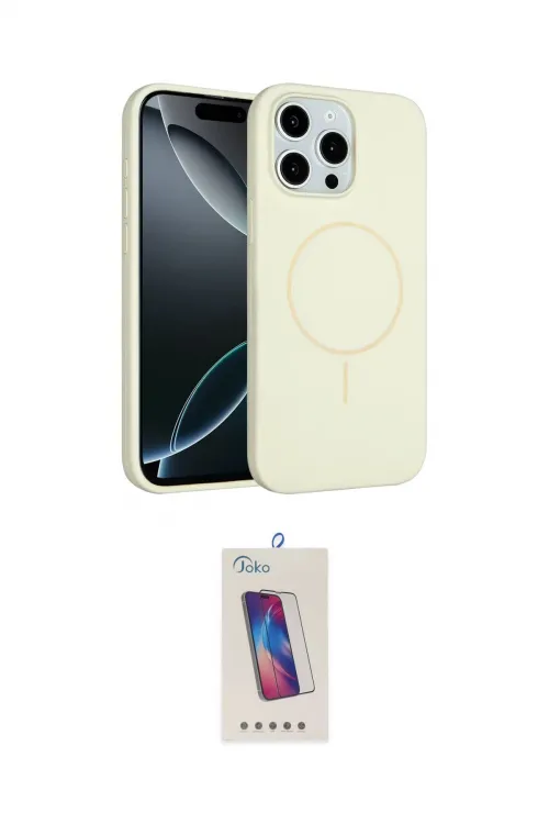 ieg™ iPhone 14 Pro Max Kılıf Yankı Form Serisi - Siyah Joko 5D Cam