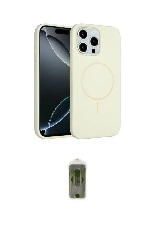 ieg™ iPhone 14 Pro Max Kılıf Yankı Form Serisi - Siyah Joko Magic 5D Hayalet Cam